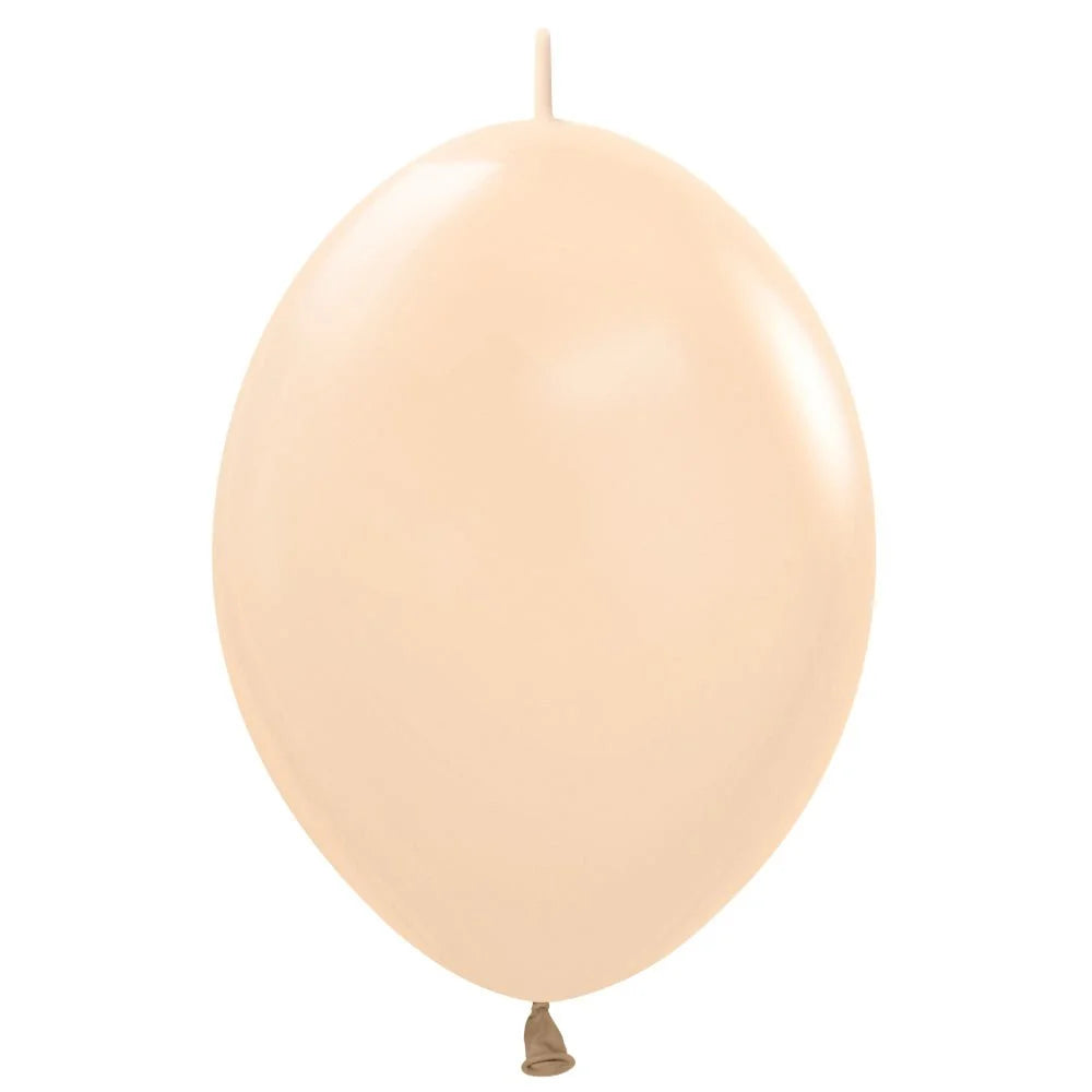 SEMPERTEX 12"Link-o-loon Pastel Matte Malibu Peach 50ct